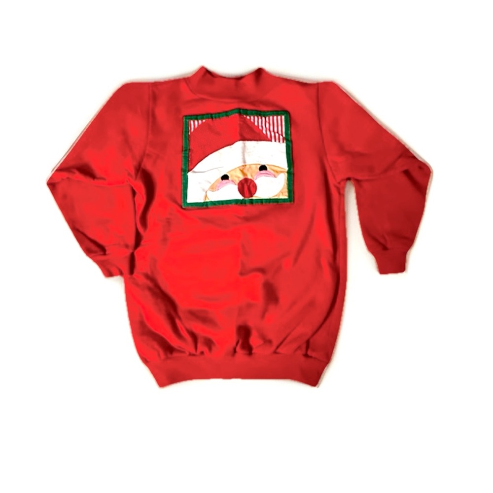 Vtg Kids Santa Shirt